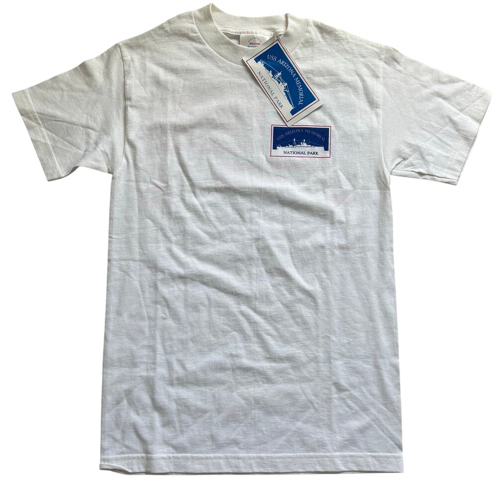 NWT USS Arizona Memorial National Park Men’s Pearl Harbor T-Shirt Size Small